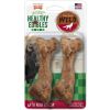 Nylabone Natural Healthy Edibles Wild Bison Chew Treats - Medium - 2 Pack