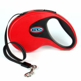 Retractable Nylon Leash with Break and Lock System (Color/Length: Red 5M)