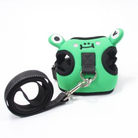 Breathable Mesh Dog Harness for Small Dogs (Specification (L * W): M, Colors: Calf + Traction Rope)