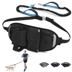 Hands Free Dog Leash for Small/Medium/Large Dog (Leash: One Dog, Color: Black)